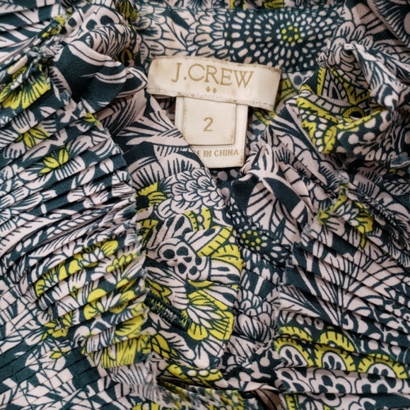 J. Crew Sleeveless Blouse Sz 2 - Picture 2 of 4